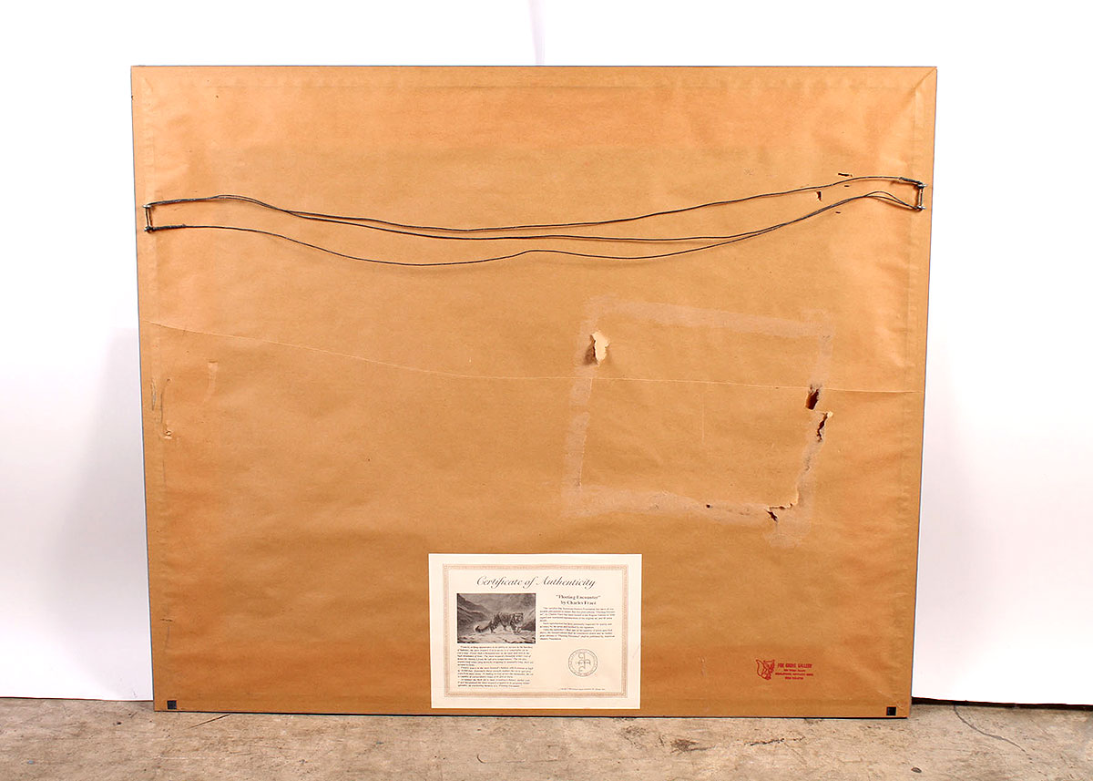 Framed Charles Fracé Offset Lithograph