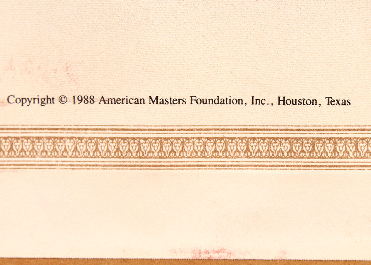 Framed Charles Fracé Offset Lithograph