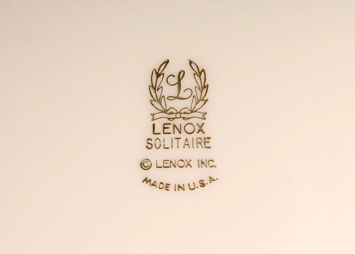 Lenox "Solitaire" China Set