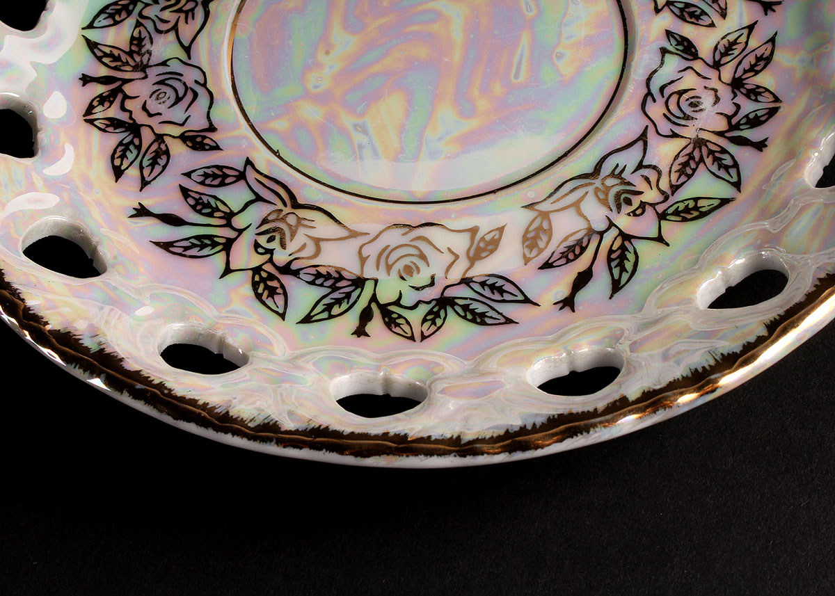 Kudo Toki "Fancy China" Lusterware Tea Set