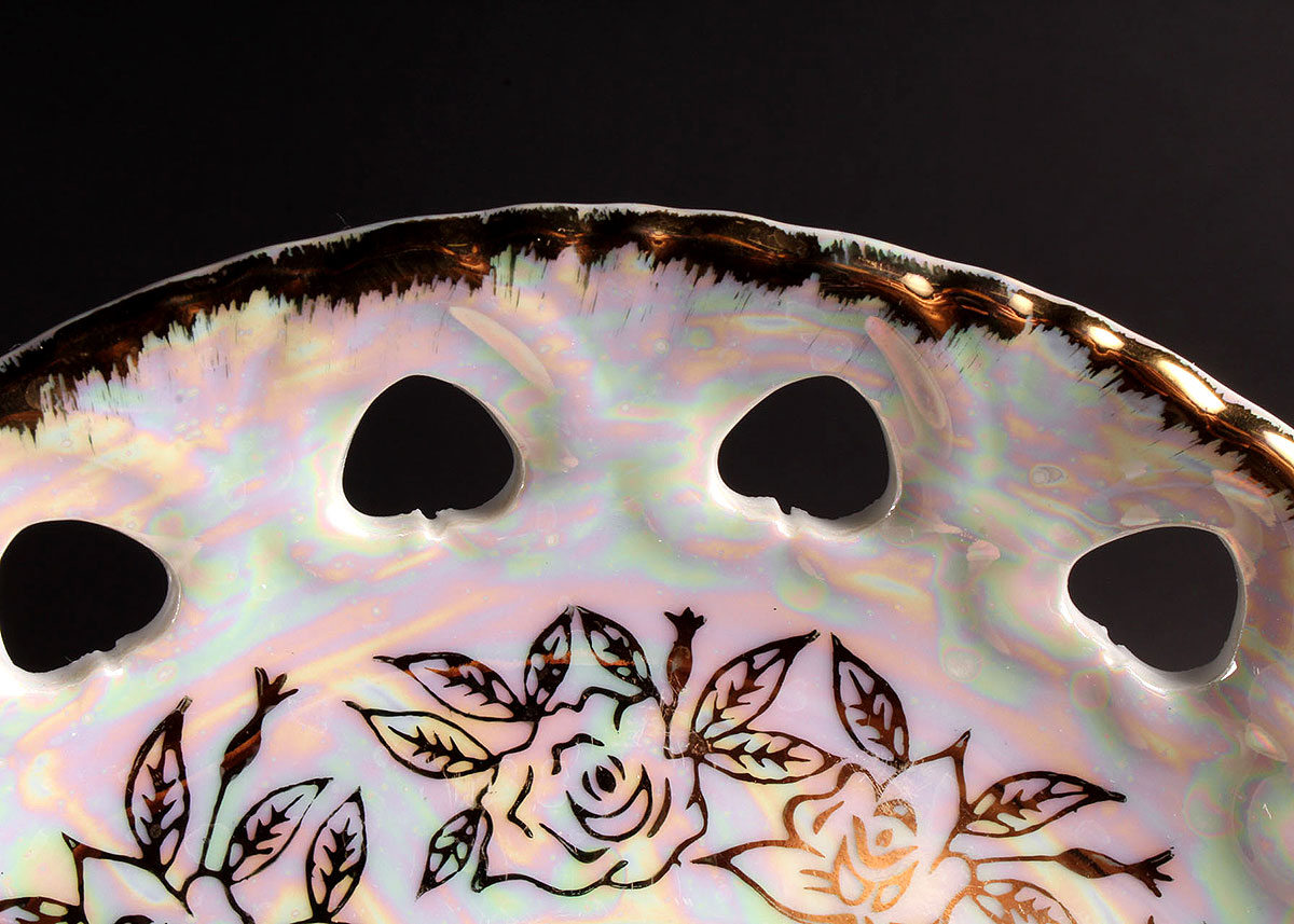 Kudo Toki "Fancy China" Lusterware Tea Set