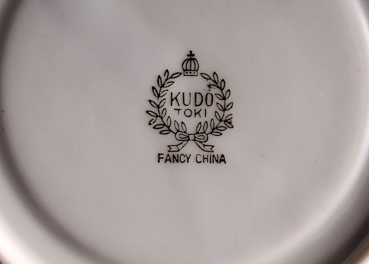 Kudo Toki "Fancy China" Lusterware Tea Set