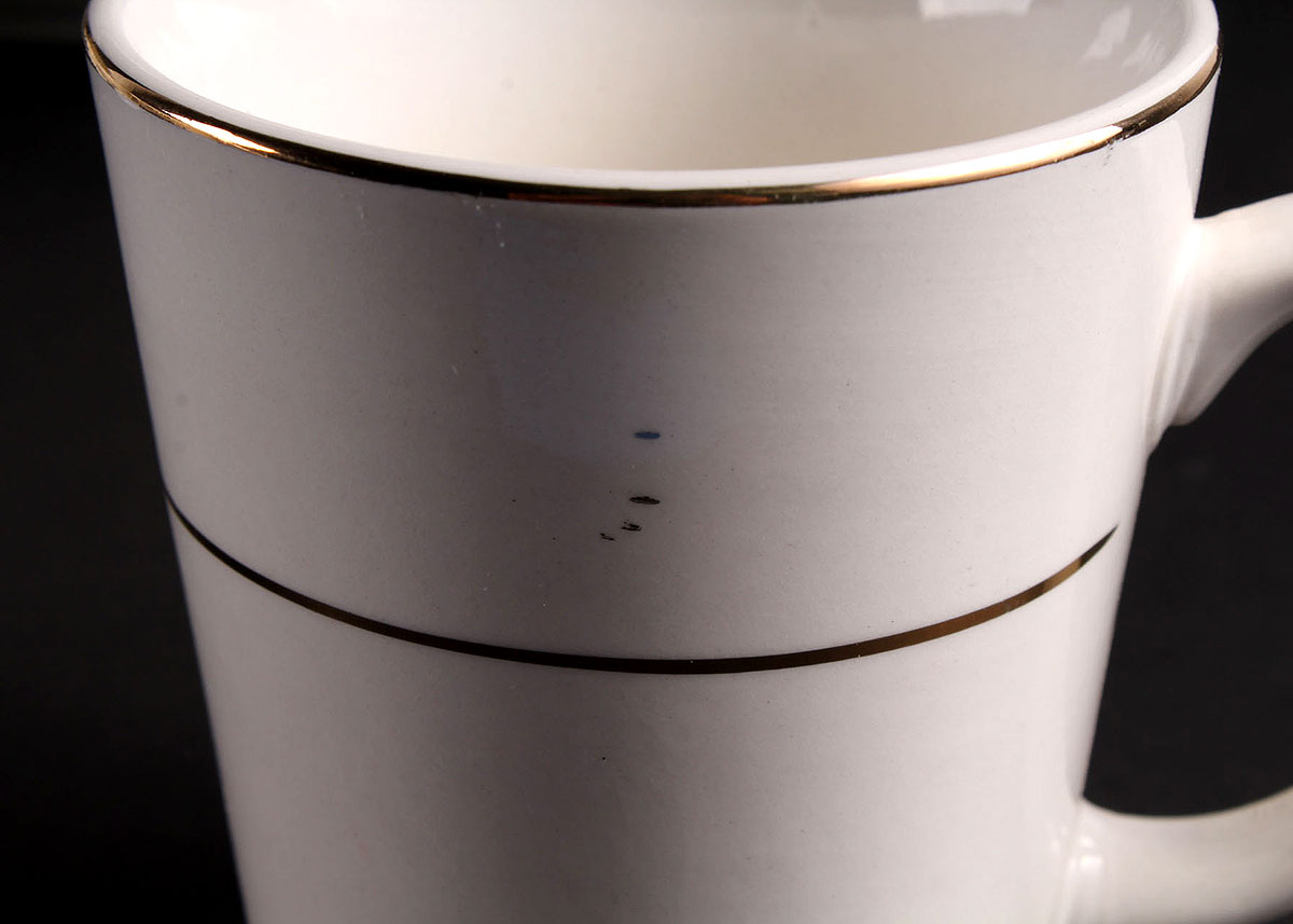 Gibson White and Gold Luster China Set