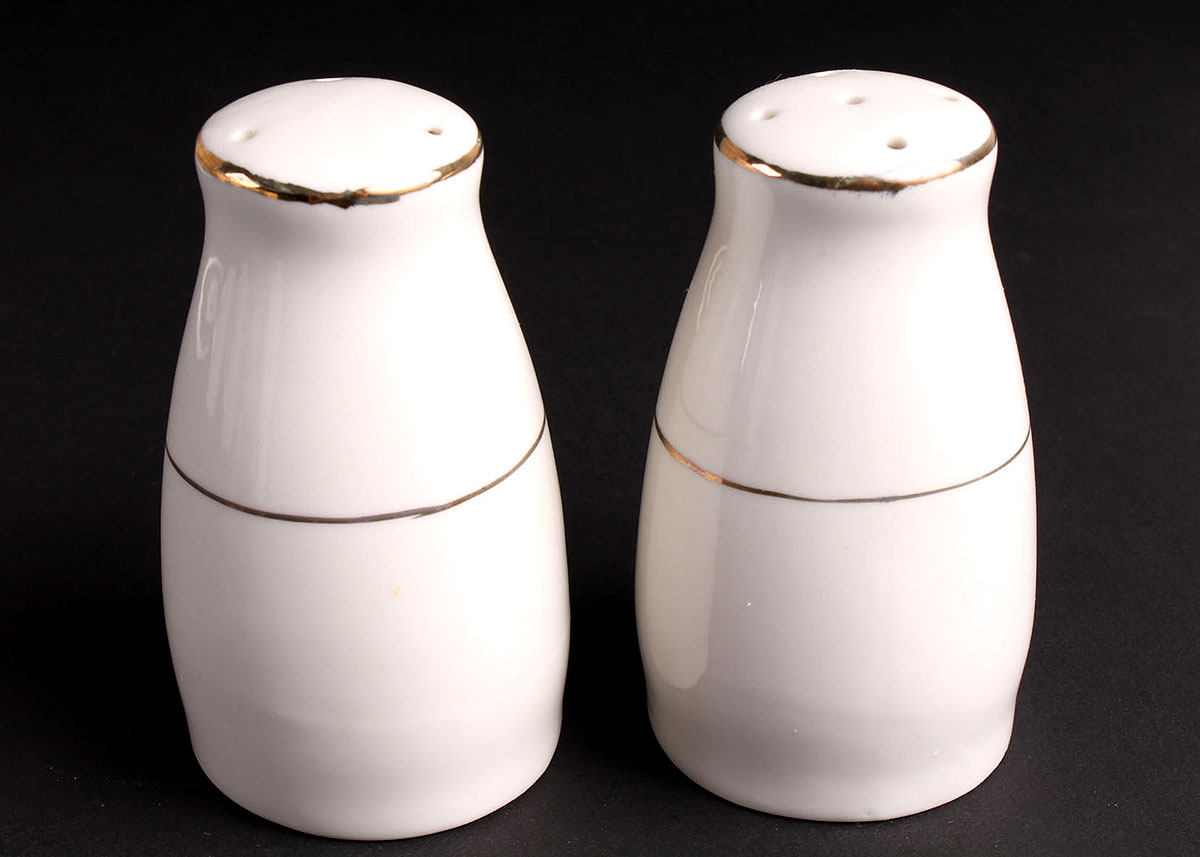 Gibson White and Gold Luster China Set