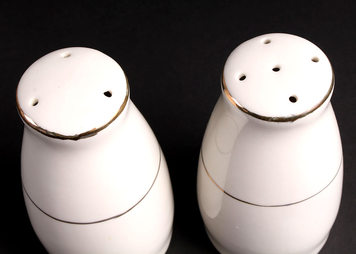 Gibson White and Gold Luster China Set