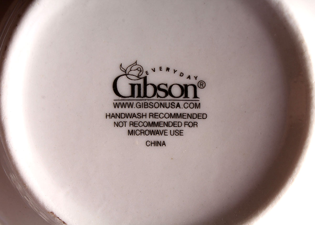 Gibson White and Gold Luster China Set