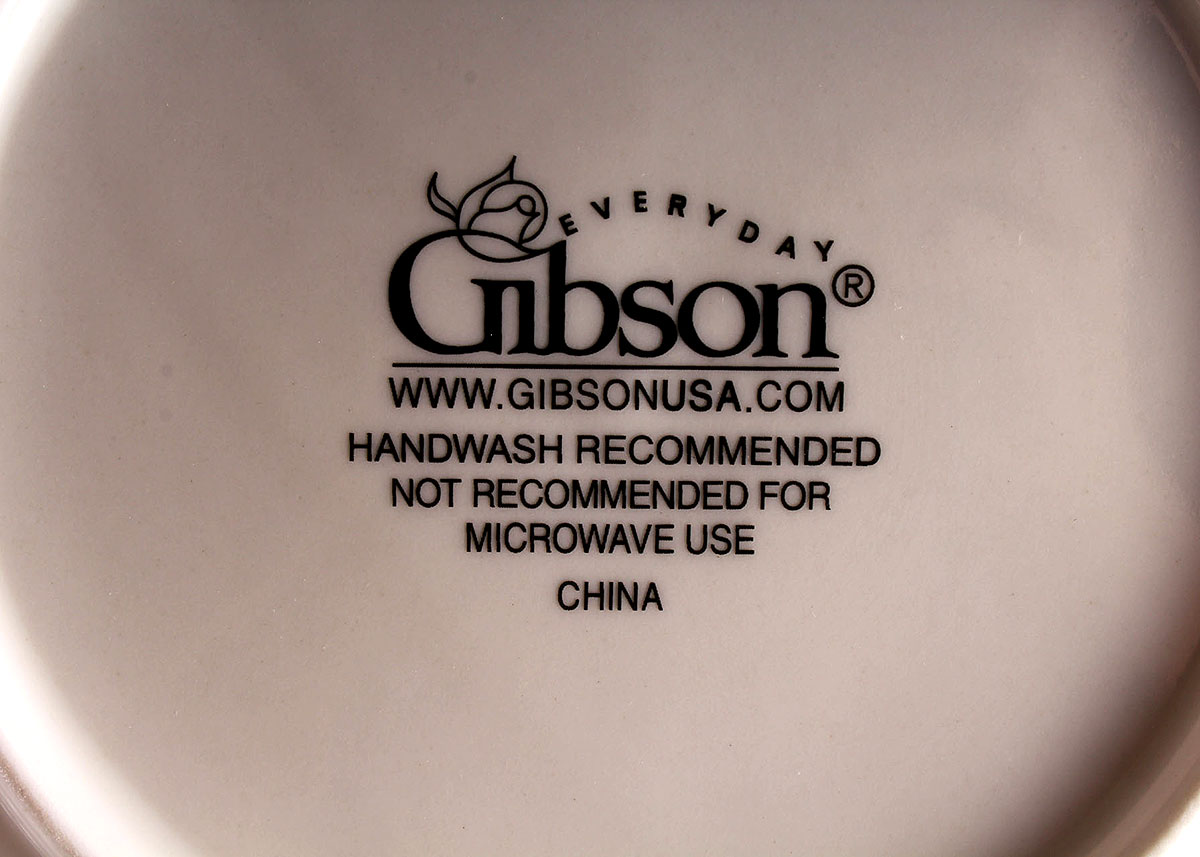 Gibson White and Gold Luster China Set