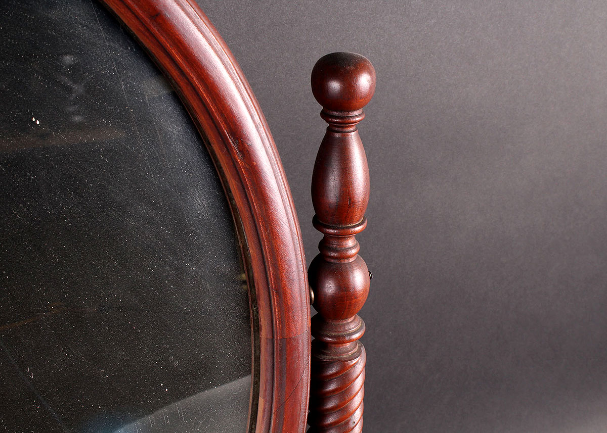 Mahogany Grooming Mirror