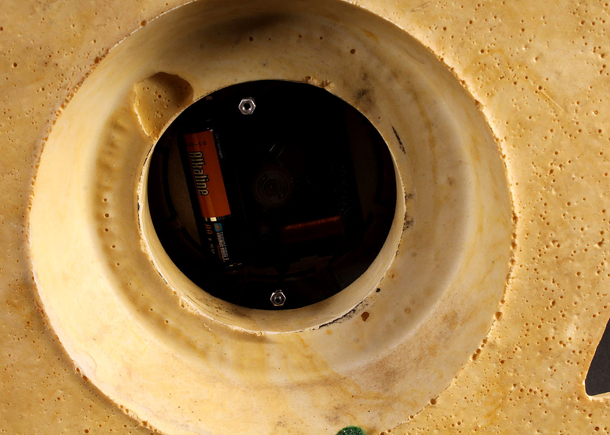 Cultured Marble Mantel Clock