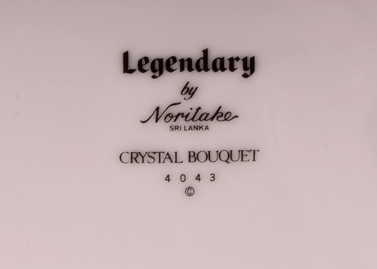 Noritake Legendary "Crystal Bouquet" Plates