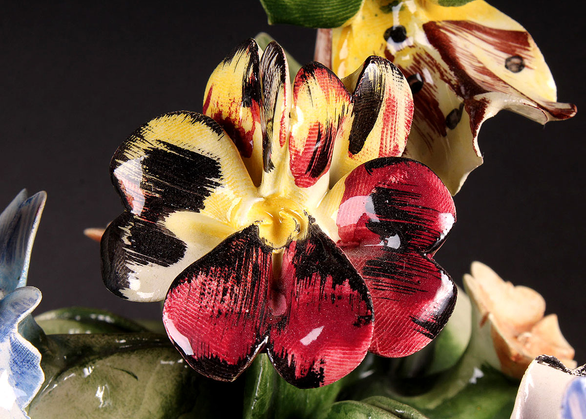 Capodimonte Flower Figurines