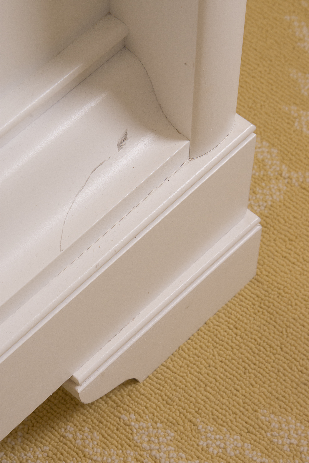 Stanley White Sleigh Twin Bed