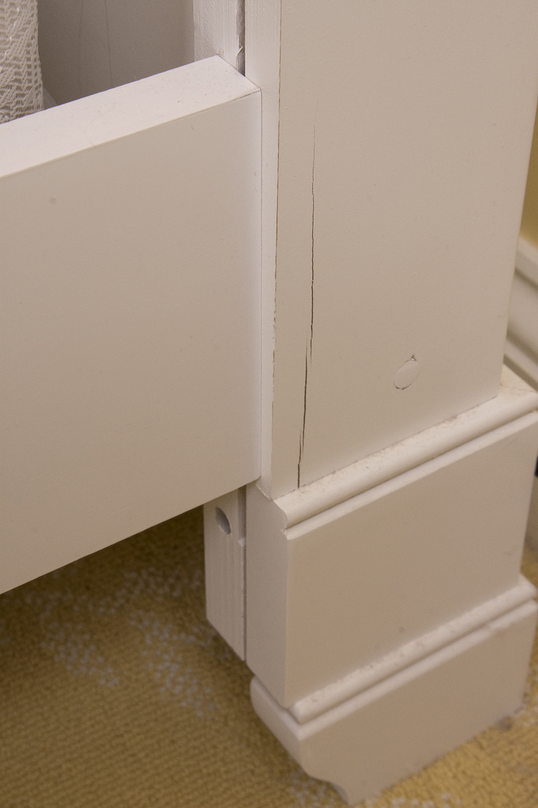 Stanley White Sleigh Twin Bed