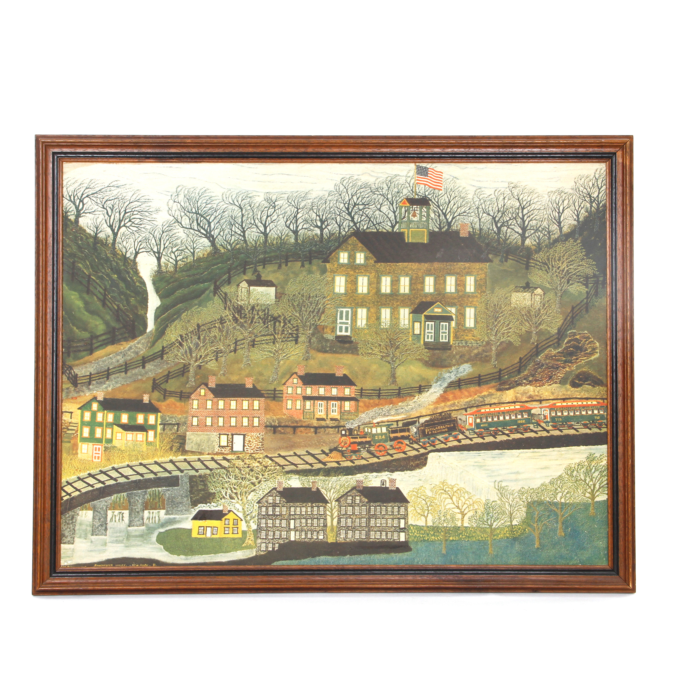 Joseph Pickett "Manchester Valley" Print on Cardboard