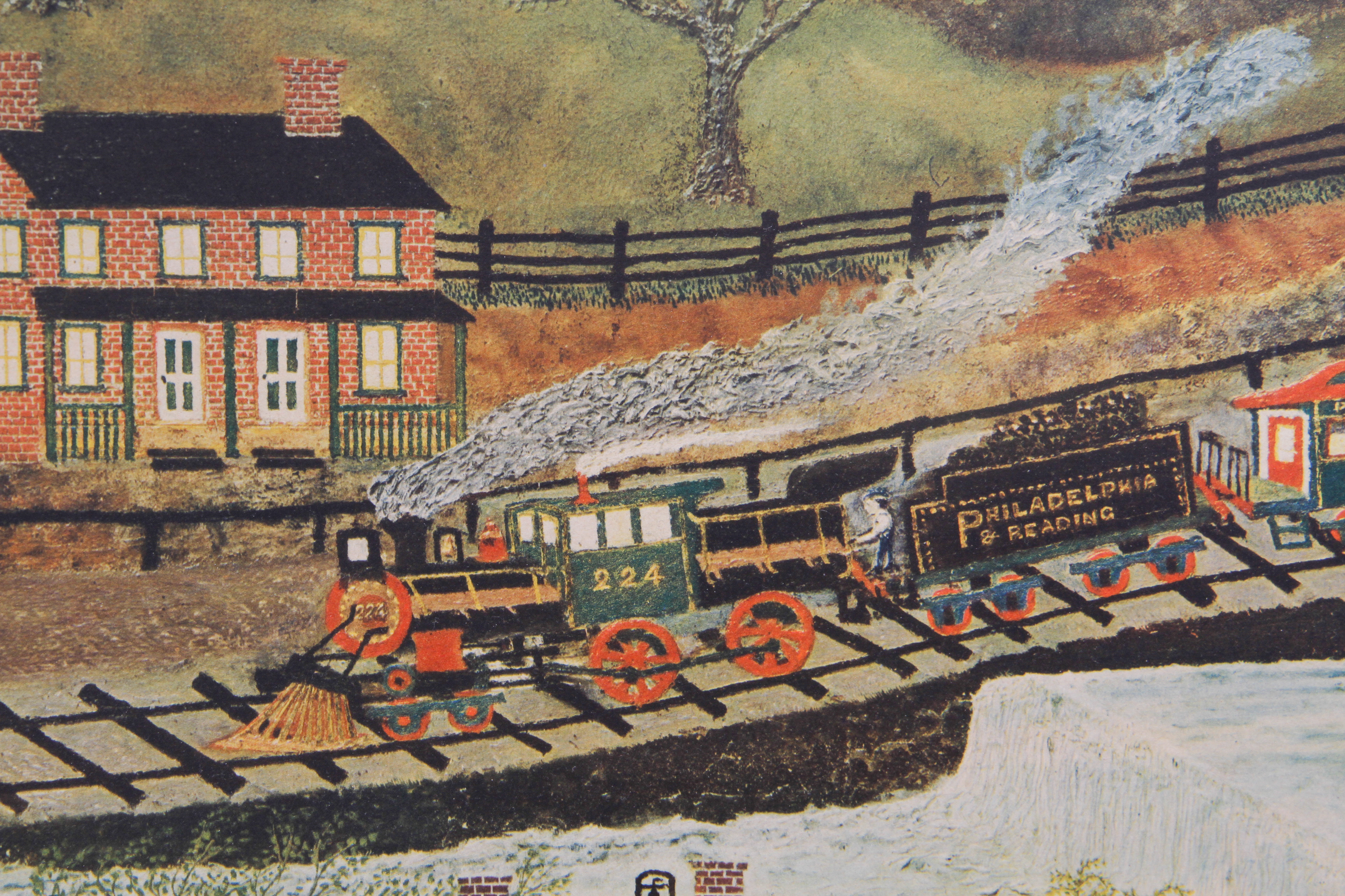 Joseph Pickett "Manchester Valley" Print on Cardboard