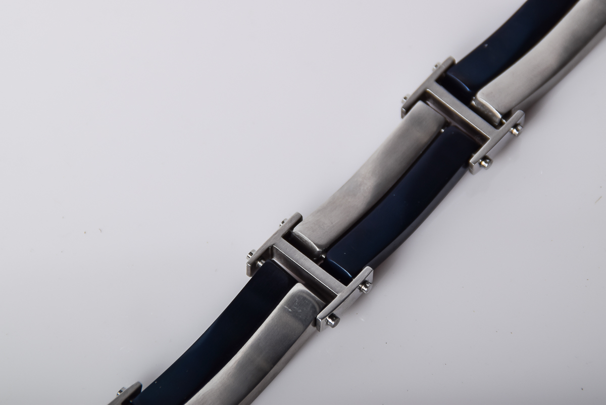 Driving Force Stainless Steel Men's Bracelet