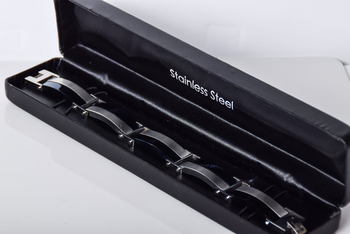 Driving Force Stainless Steel Men's Bracelet