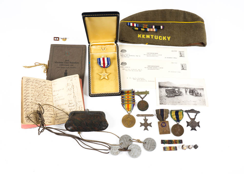 WWI and WWII Service Medals and Assorted Ephemera