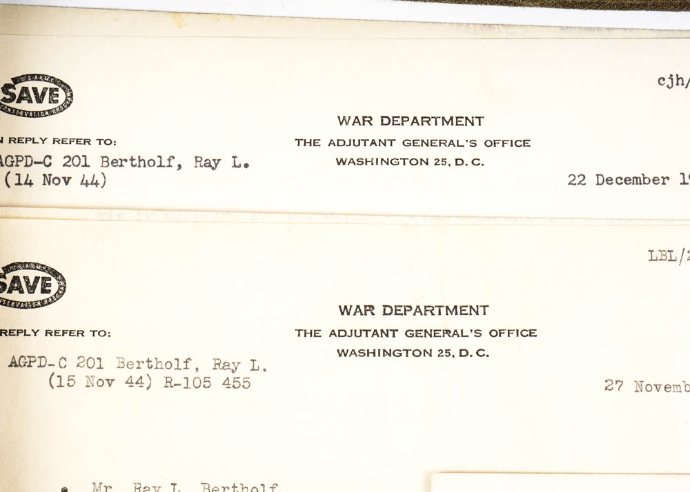 WWI and WWII Service Medals and Assorted Ephemera