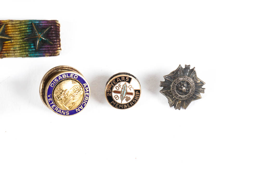 WWI and WWII Service Medals and Assorted Ephemera