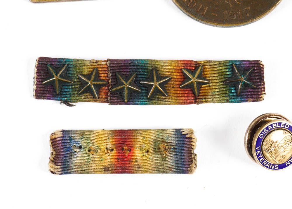 WWI and WWII Service Medals and Assorted Ephemera