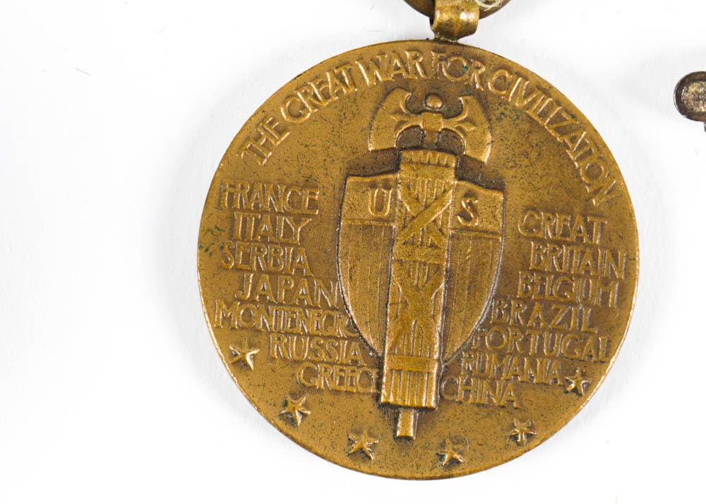 WWI and WWII Service Medals and Assorted Ephemera