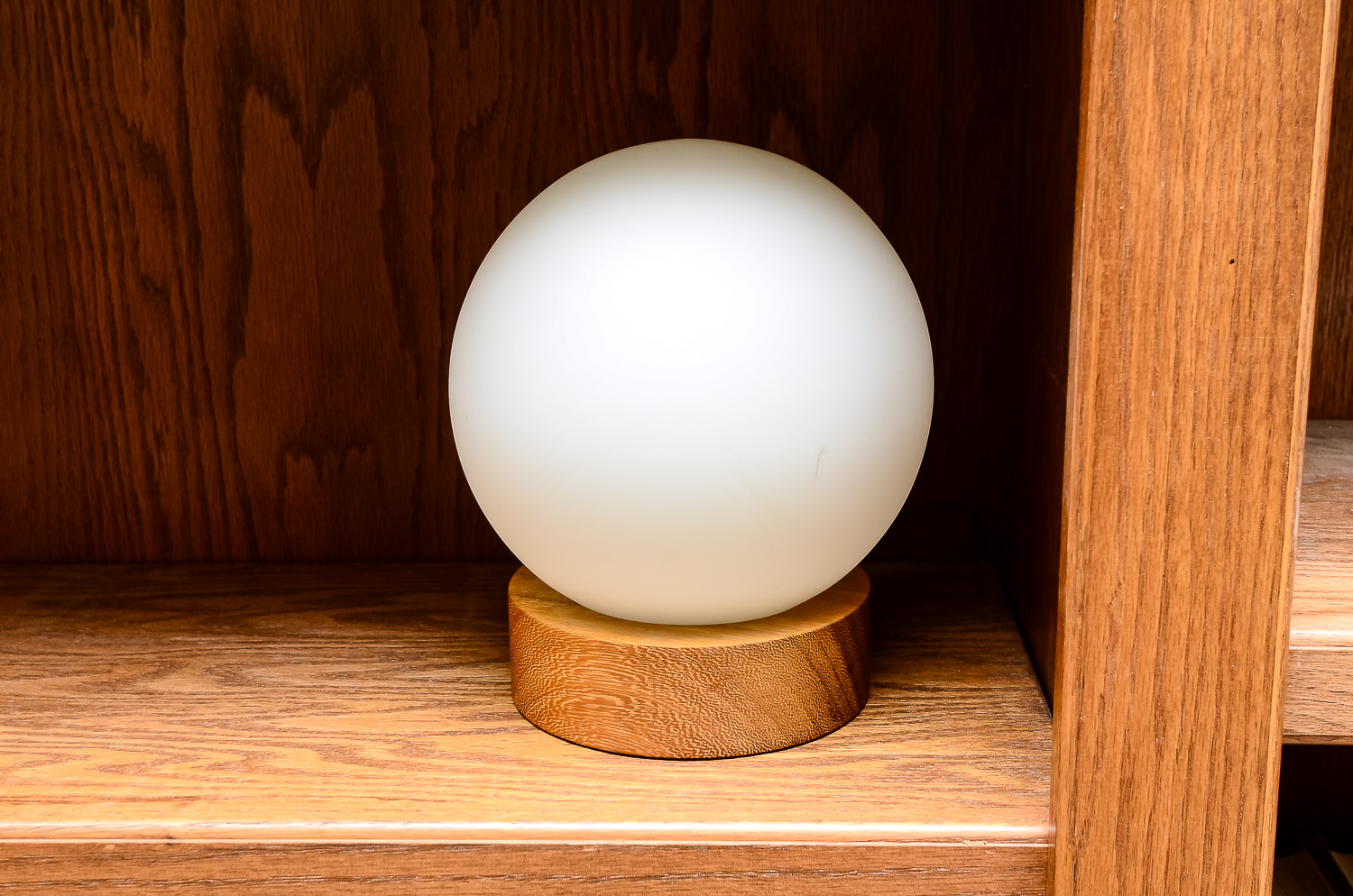 White Orb Desk Lamp