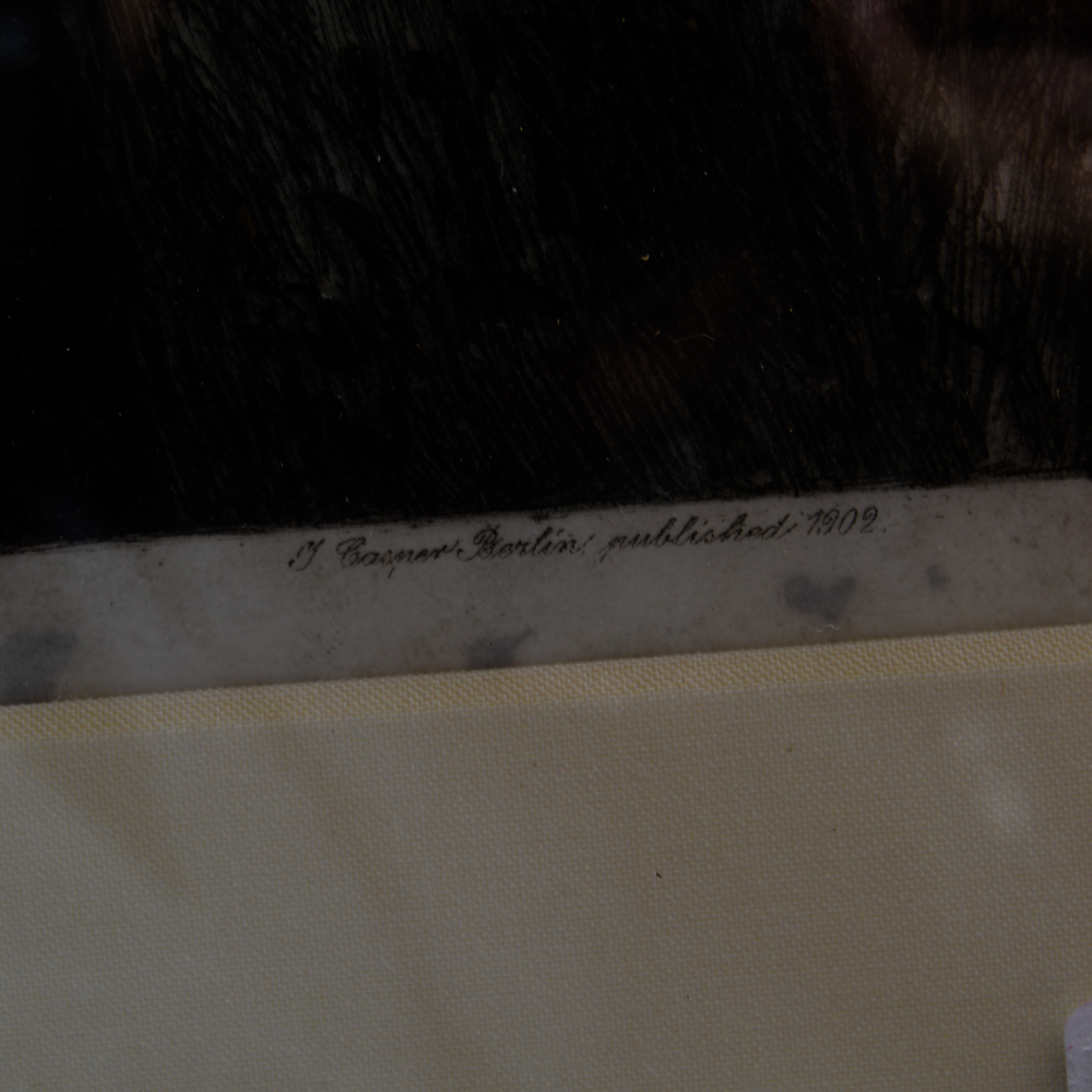 1902 Reproduction of "Man with the Golden Helmet" After Rembrandt