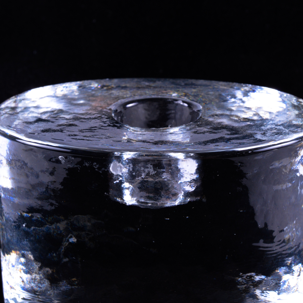 Powell & Hyde Cable Car Music Box with Glass Candlestick Holders