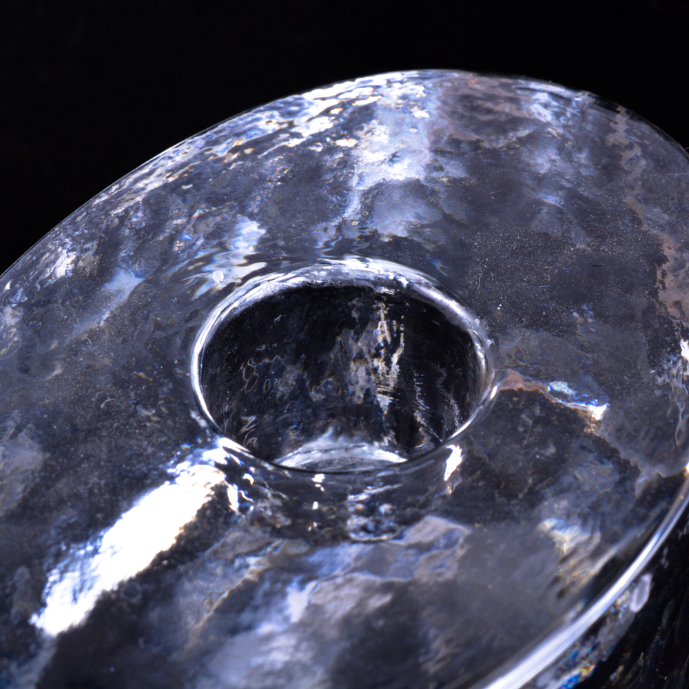 Powell & Hyde Cable Car Music Box with Glass Candlestick Holders