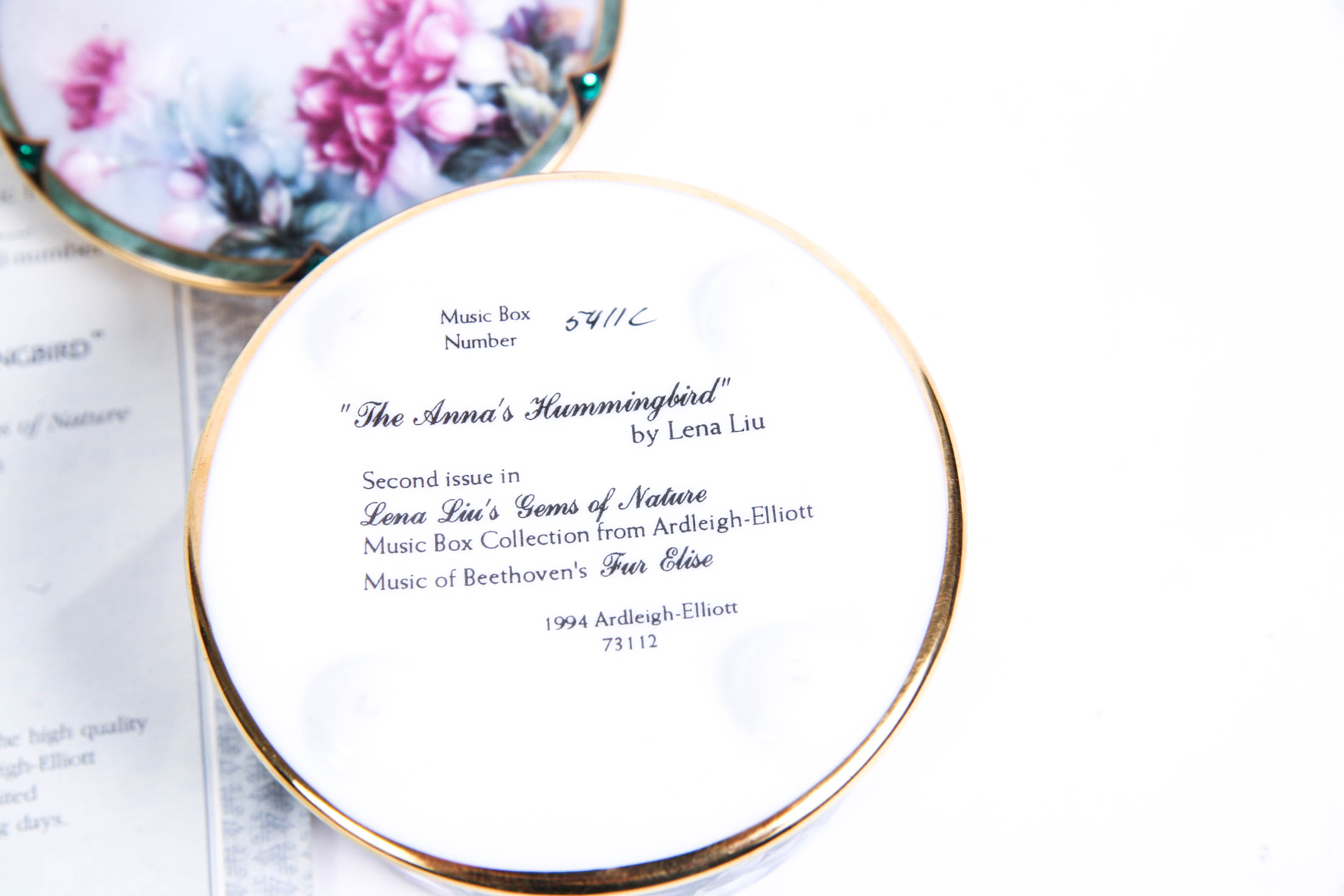 Lena Liu Hand Painted Music Box