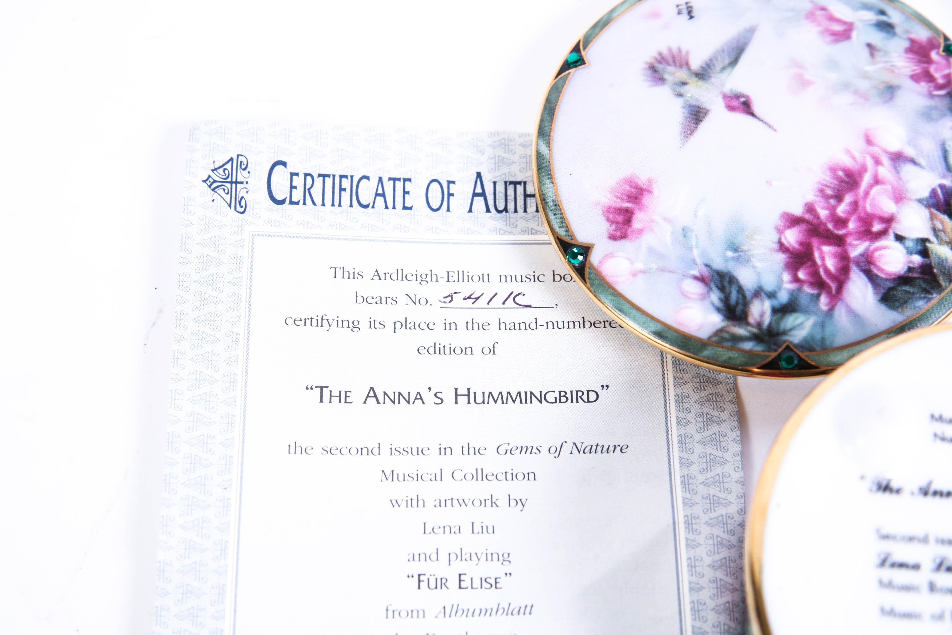 Lena Liu Hand Painted Music Box