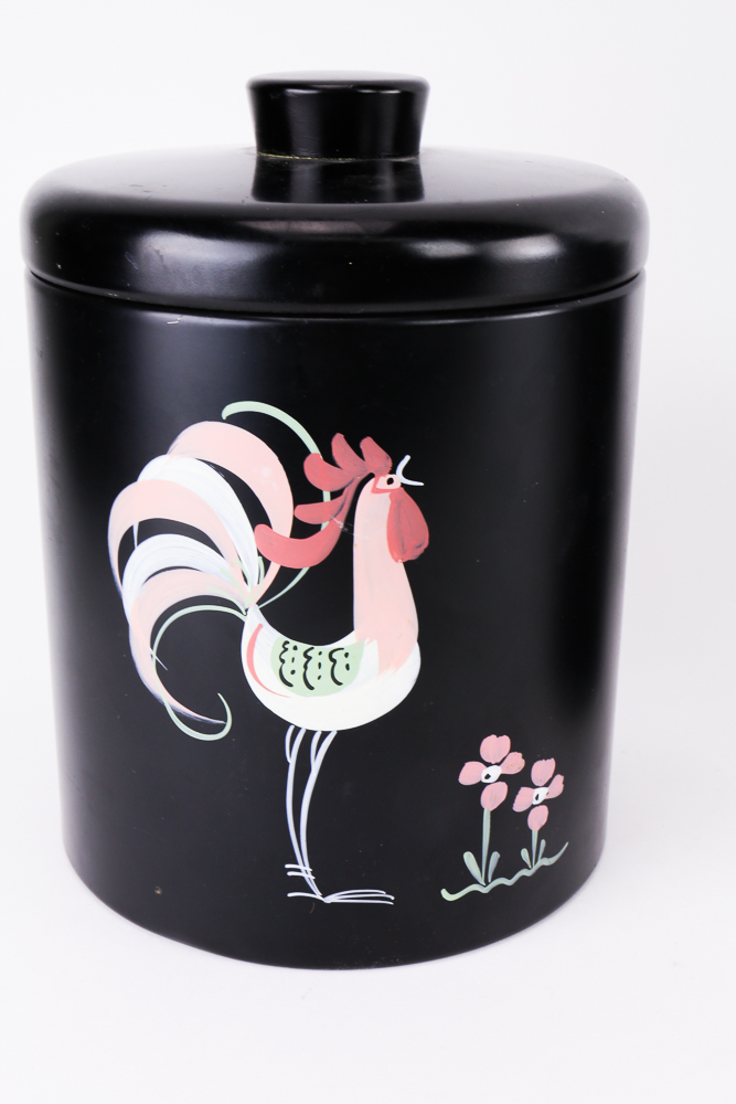 Rooster-Themed Kitchen Canister Set