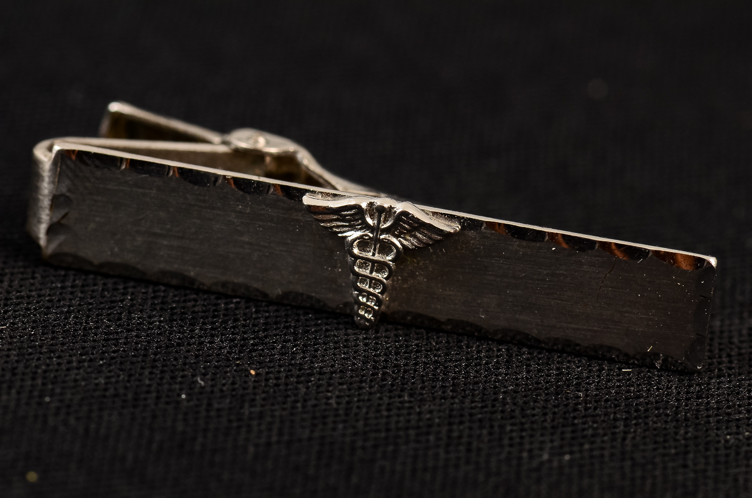 Medical Symbol Silver Tie Clip