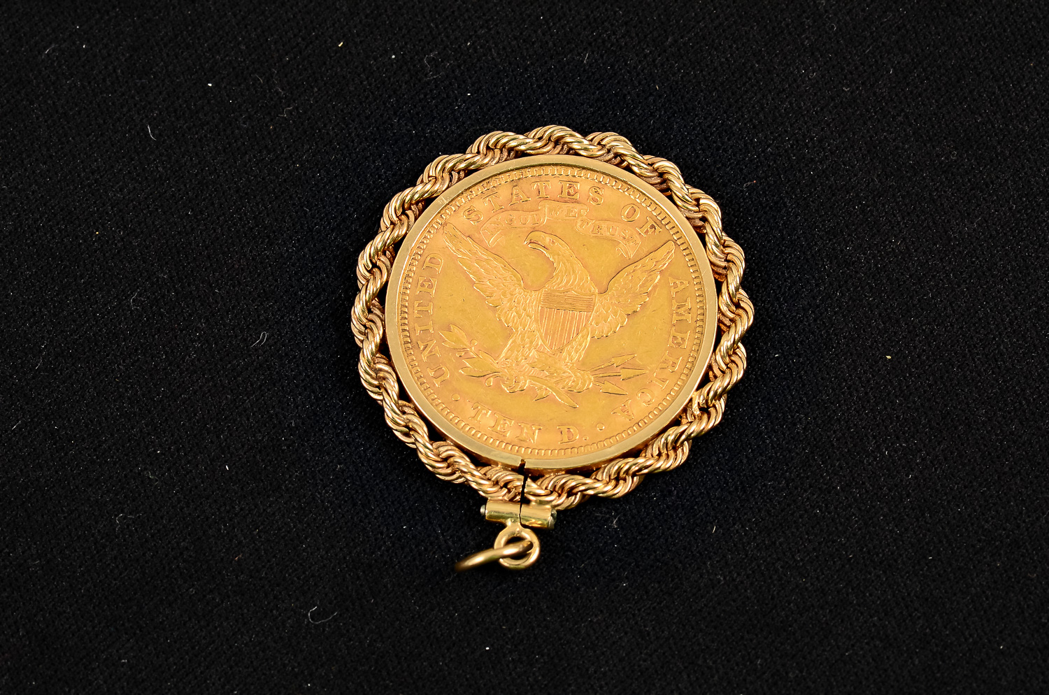 1881 Ten-Dollar U.S. Gold Coin Pendant