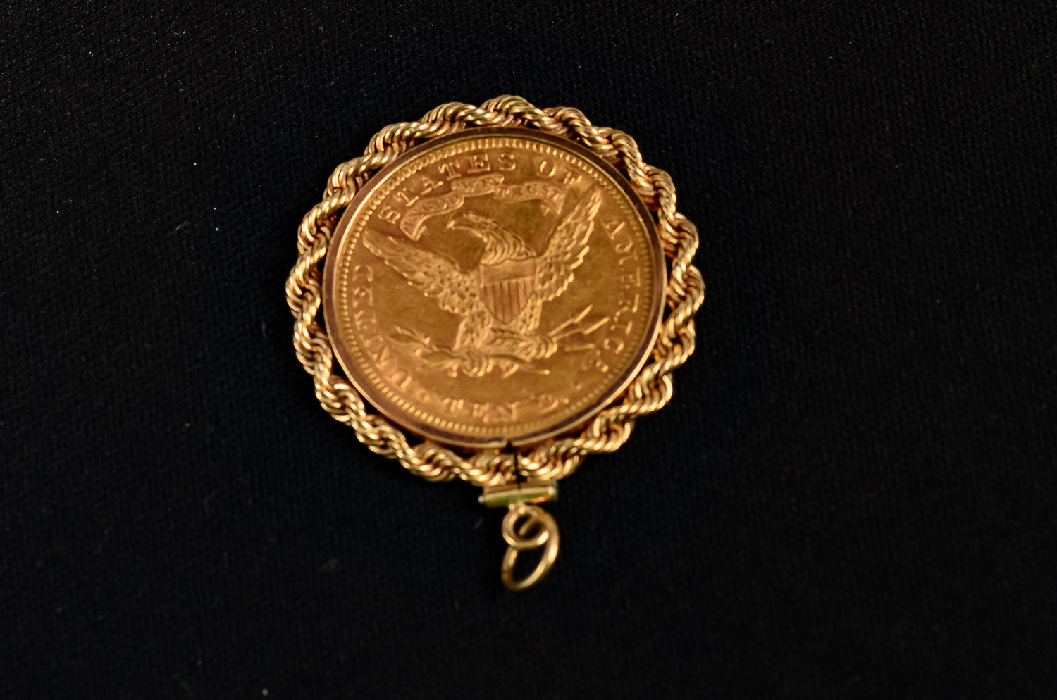 1881 Ten-Dollar U.S. Gold Coin Pendant