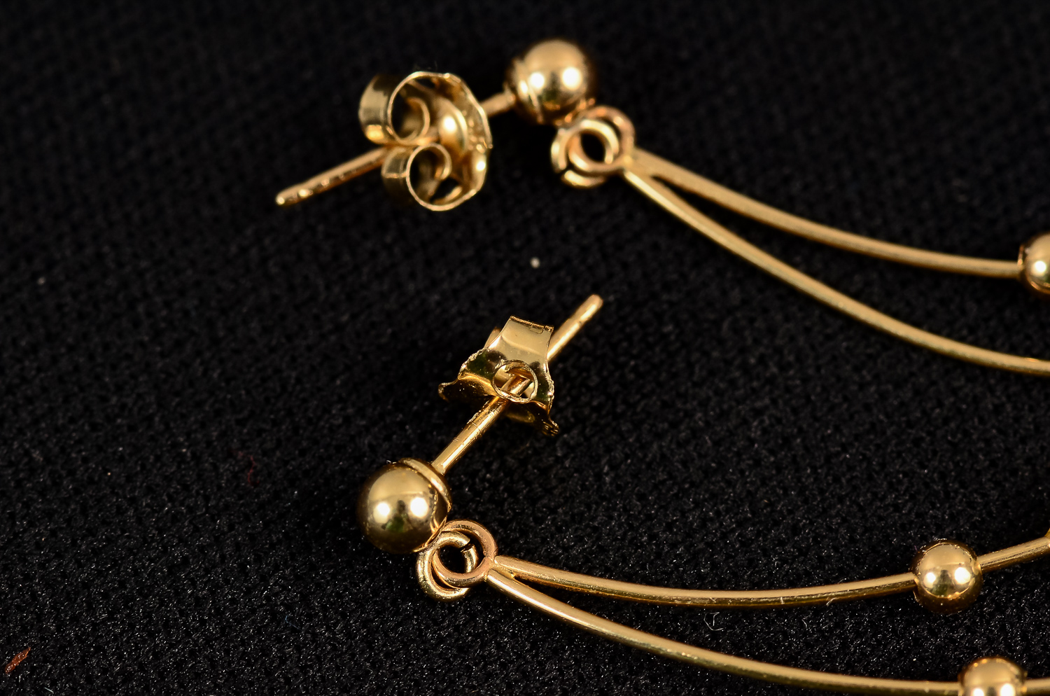 Pair of 14K Gold and Pearl Earrings