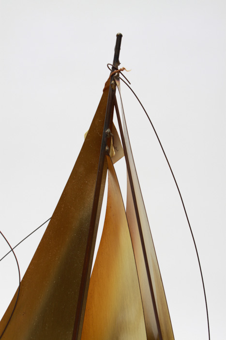 DeMott 24K Gold Plated Sailboat Sculpture
