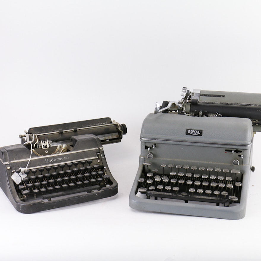 Pair of Vintage Typewriters