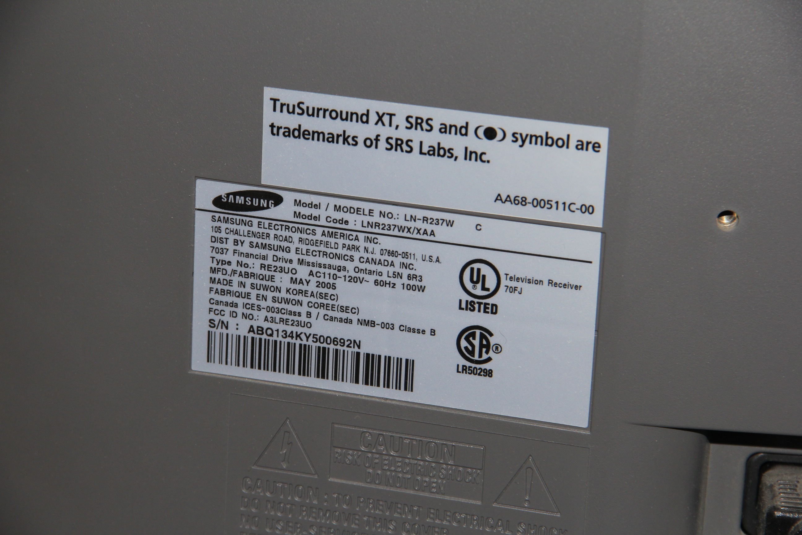 Samsung 23" High Definition Television