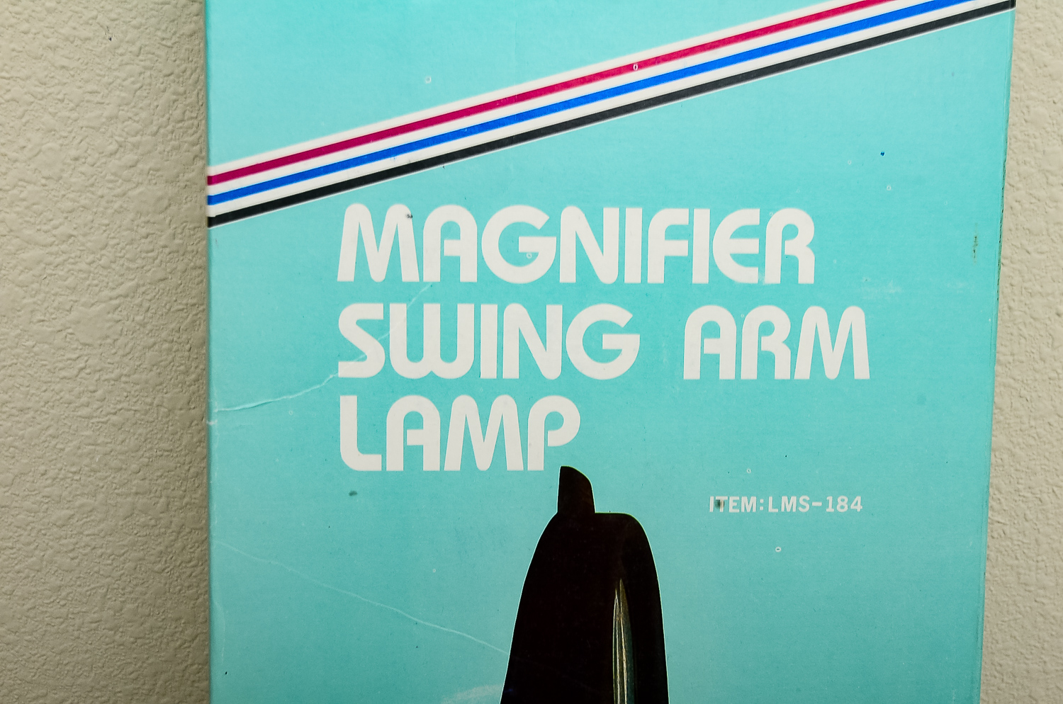 White Work Desk and Lamp