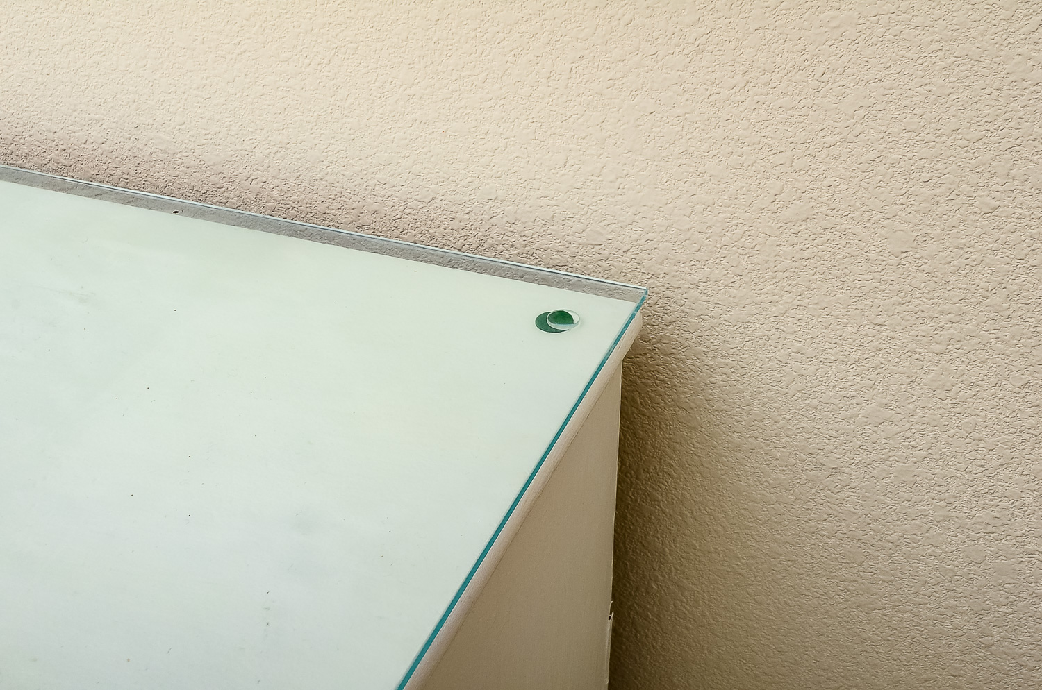 Glass Top Wood Dresser