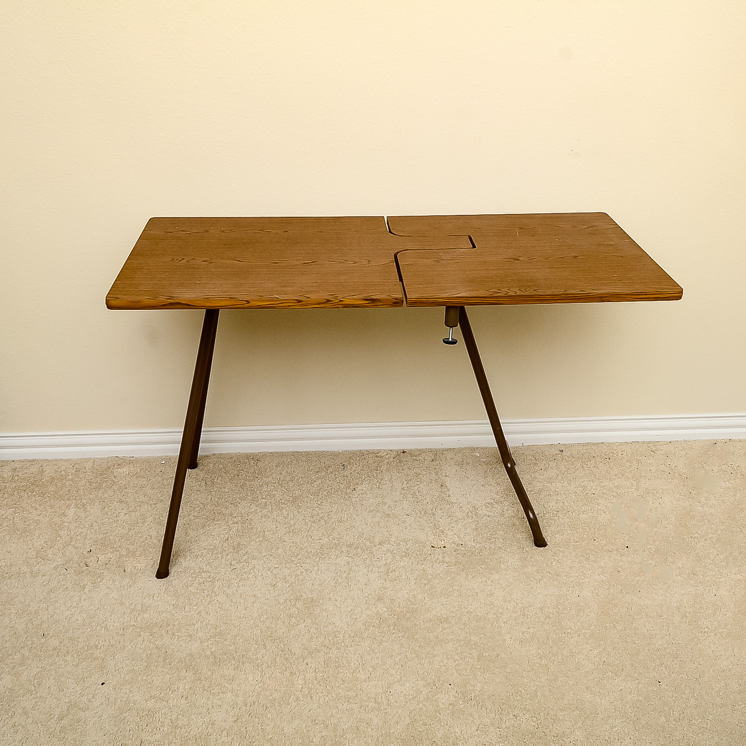 Dark Wood Sewing Table