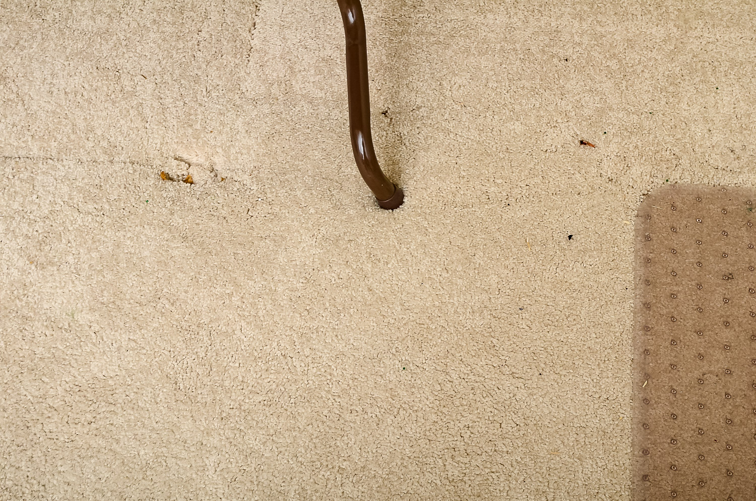 Dark Wood Sewing Table