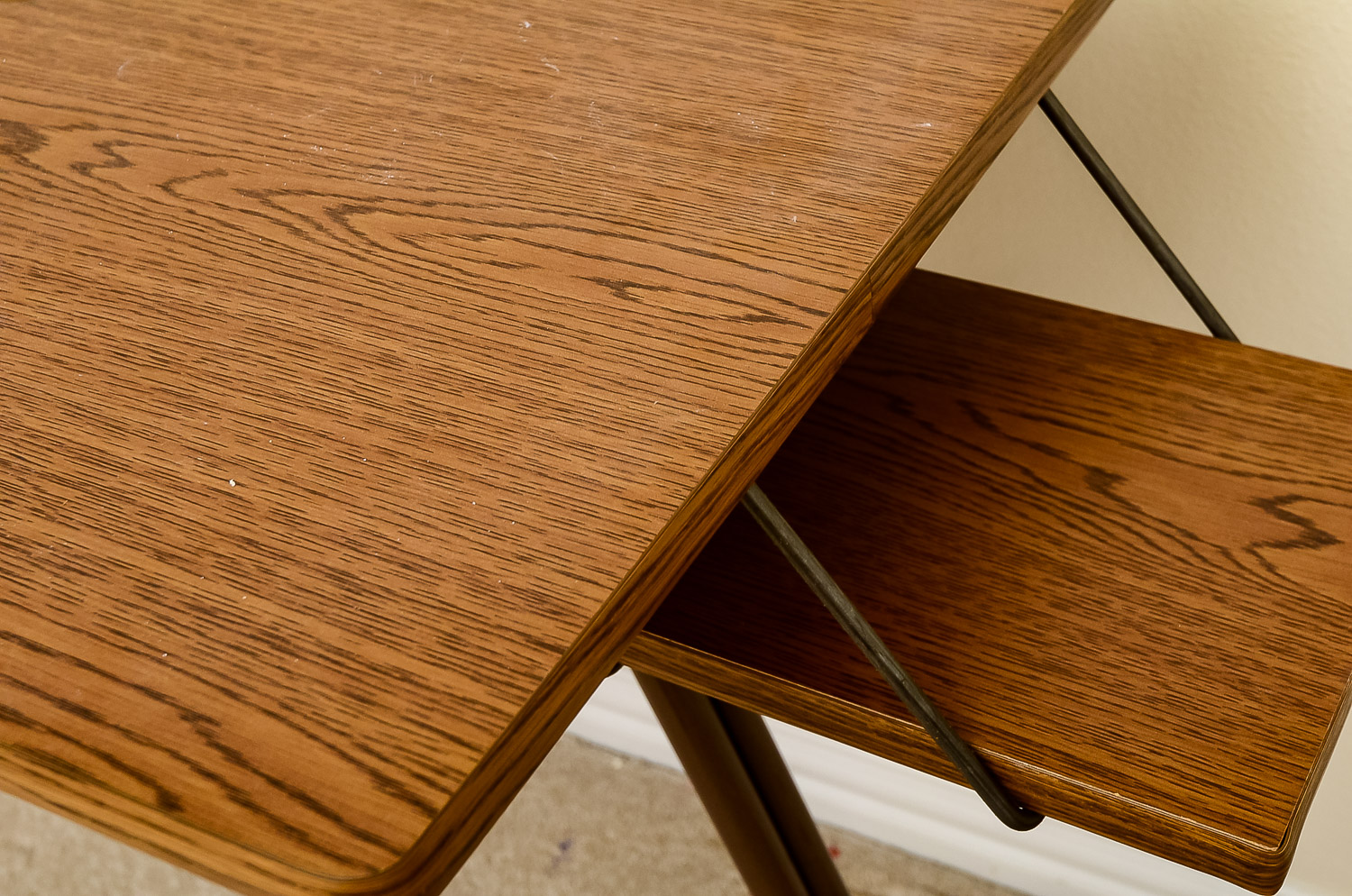 Dark Wood Sewing Table