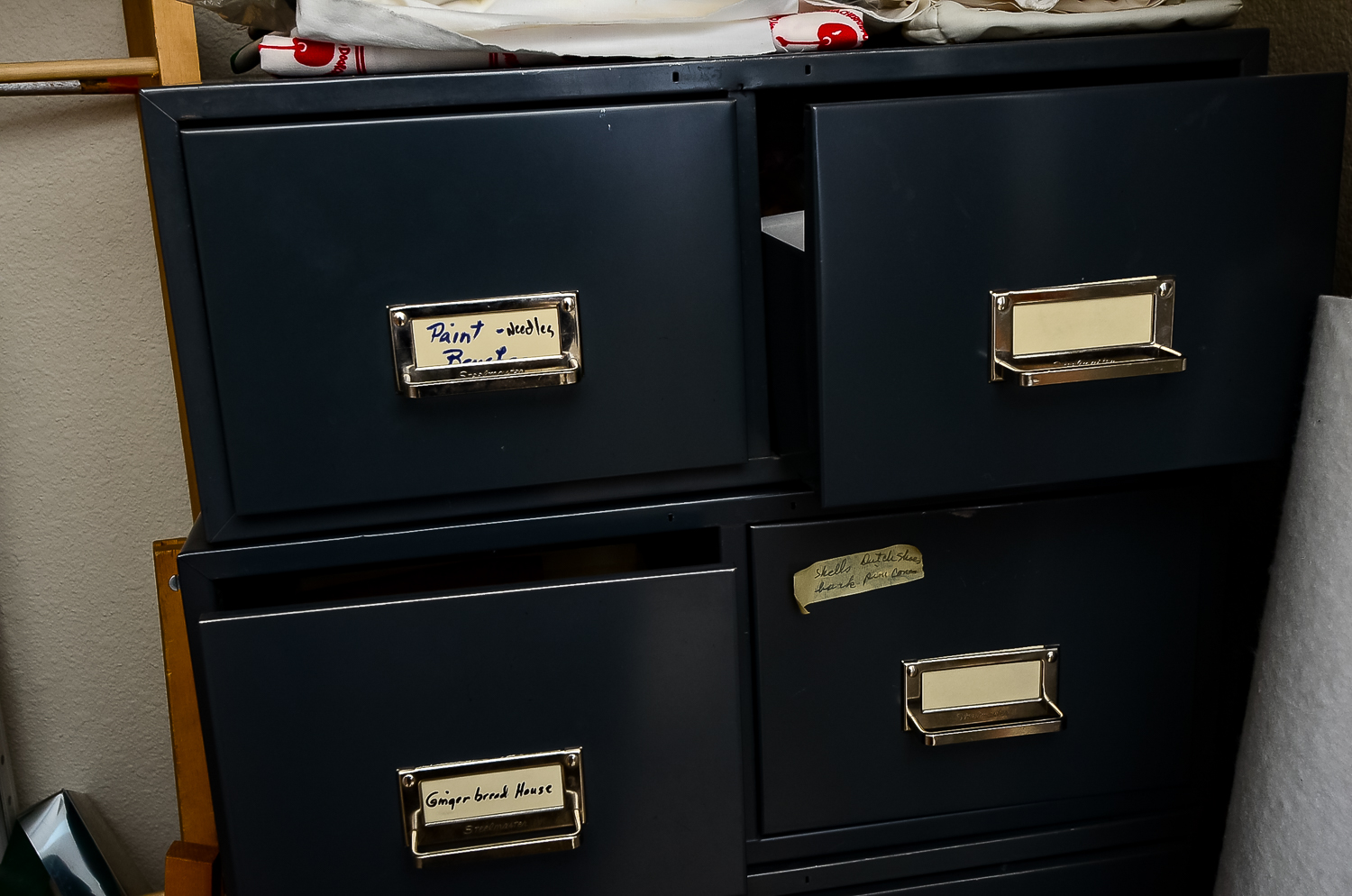 Vast Collection of Assorted Craft Supplies and Storage