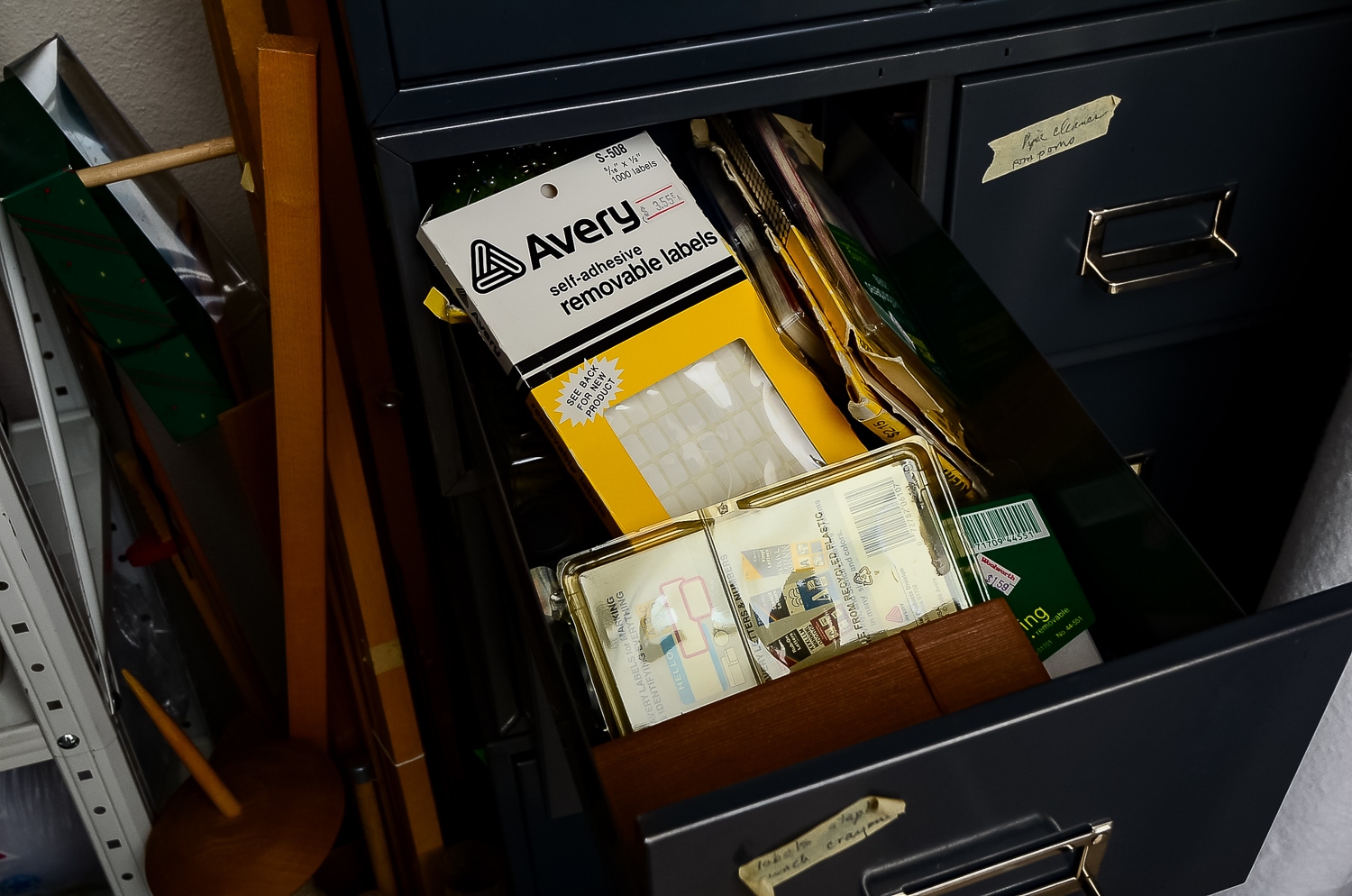 Vast Collection of Assorted Craft Supplies and Storage