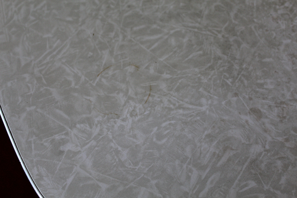 Marbled Formica Topped 1950's Retro Dining Room Table