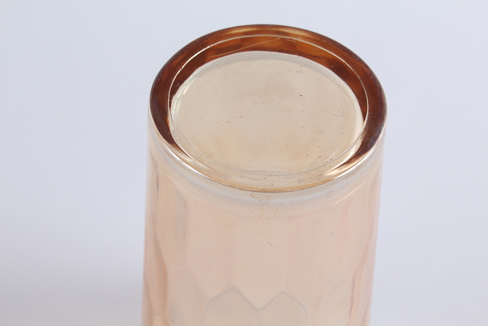 Honey Amber Carnival Glass