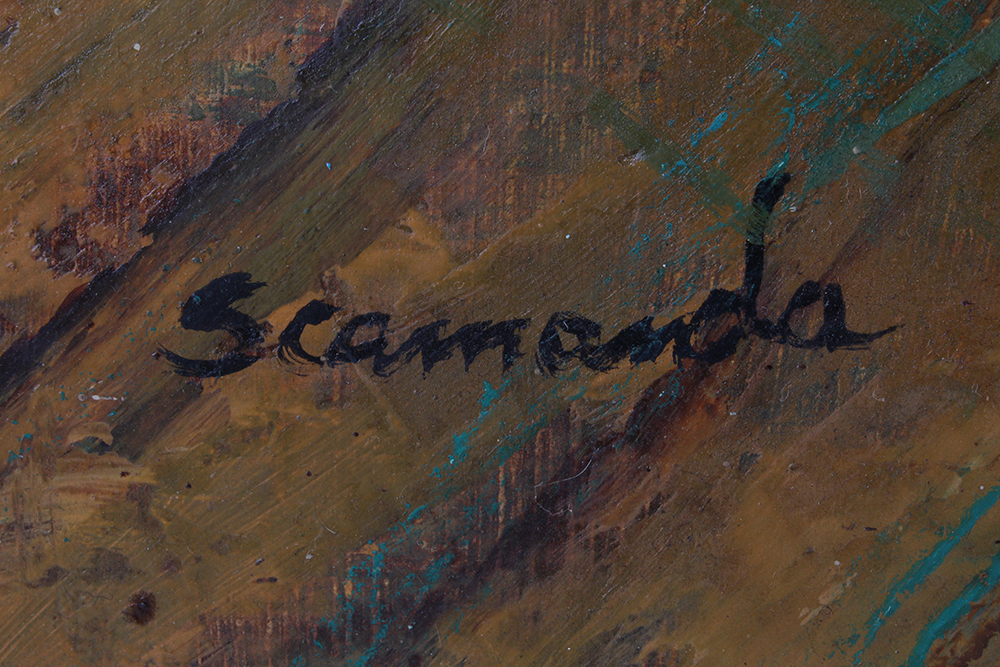 Scamanda Gerard Original Painting Titled "Portrait of a Sketch Class"